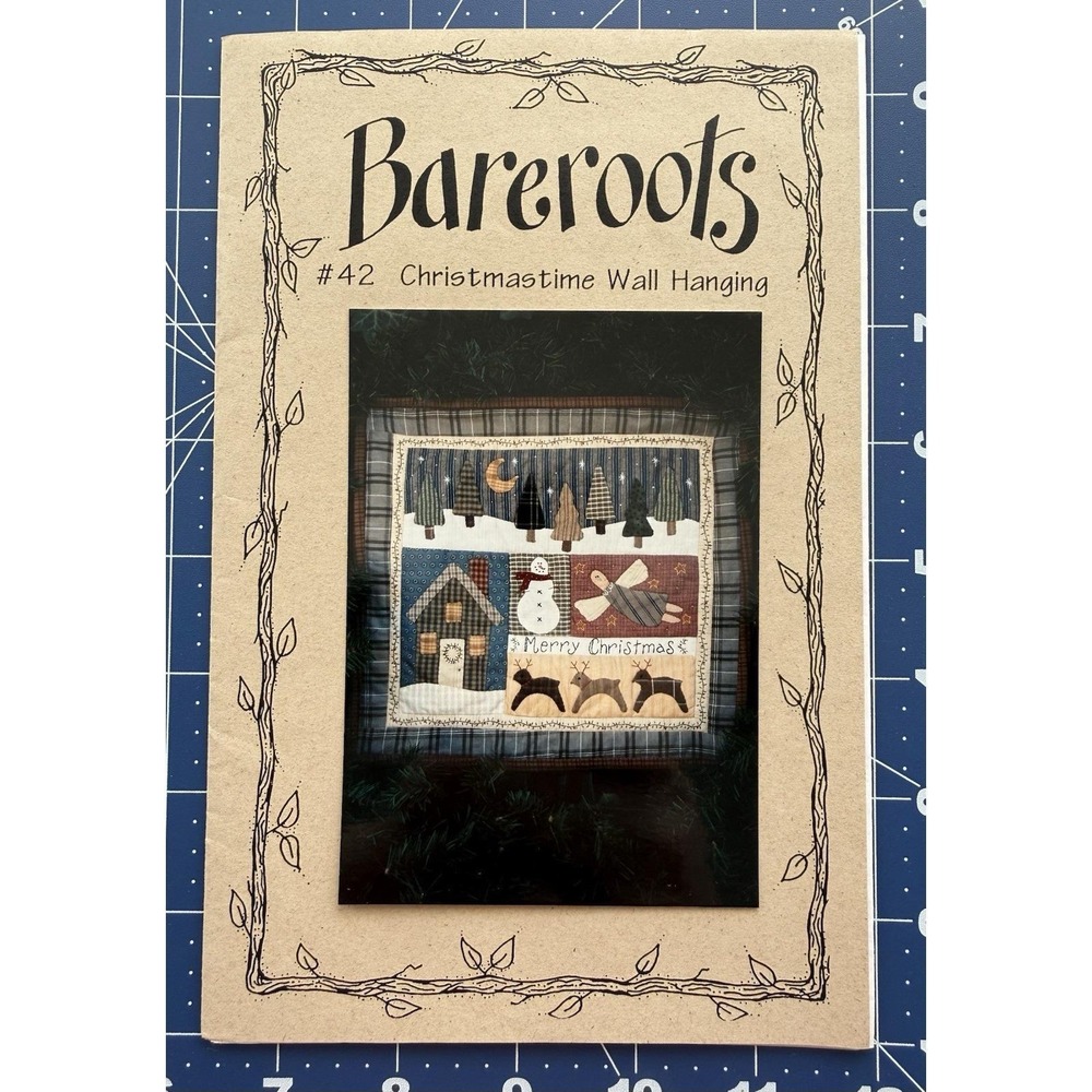 Bareroots 18.5"x17" Christmastime Wall hanging Quilt Pattern #‎ 42